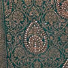 Dark Green Silk Banarasi Saree with Stone Work